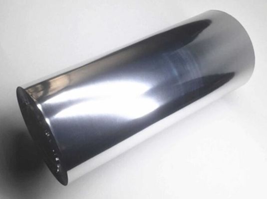 Glossy 20um 25um Silver Metalized cpp เติมในม้วนสำหรับบรรจุภัณฑ์และการพิมพ์