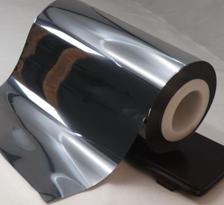 12micron Polypropylene Bopp Aluminized Black Film Roll สำหรับบรรจุภัณฑ์