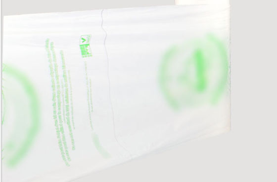 52 * 65 ซม. PLA PBAT แป้งข้าวโพดถุงพลาสติกม้วนต่อเนื่องแบบแบนย่อยสลายได้ทางชีวภาพ