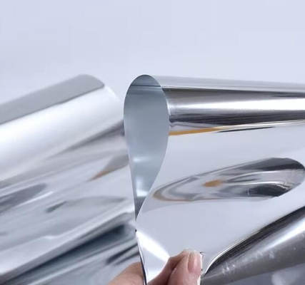 ปรับแต่งเงิน / สีVmpet 12 ไมครอน AL PET หนัง laminating Roll สําหรับการบรรจุงู