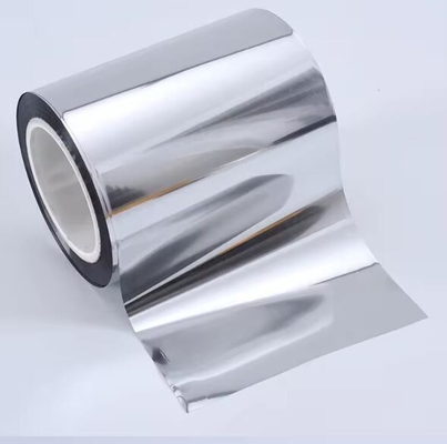ปรับแต่งเงิน / สีVmpet 12 ไมครอน AL PET หนัง laminating Roll สําหรับการบรรจุงู