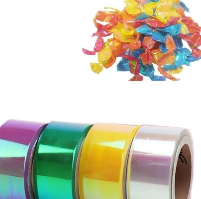 Wholesale Rainbow Film Natural PVC Candy Twist Sequin Film สําหรับบรรจุและตกแต่ง