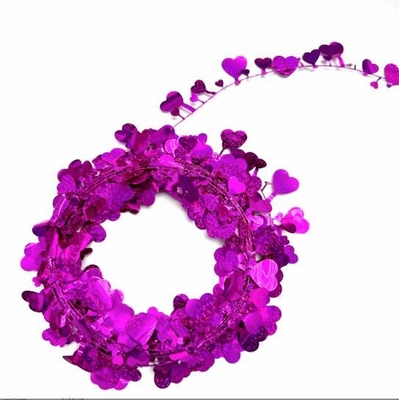 สายสีรักดึงดอกไม้ตกแต่ง วันวาเลนไทน์พวงมาลา