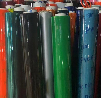 0.25 มิลลิเมตร สะอาด นุ่มบาง Packaging PVC ฟิล์มสําหรับ Tote ถุงและผ้าปู