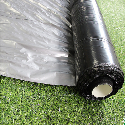 เงินดํา 25um/30um/35um UV Mulch พลาสติกฟิล์มสําหรับการเกษตร