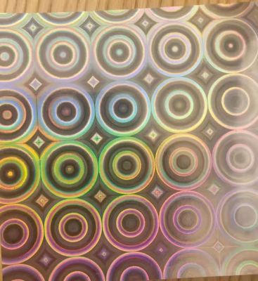 12mic PET/17mic bopp โฮโลแกรฟิค โมเทลไลส์ไพร์เมอร์เคลือบ ใช้สําหรับ UV Printing